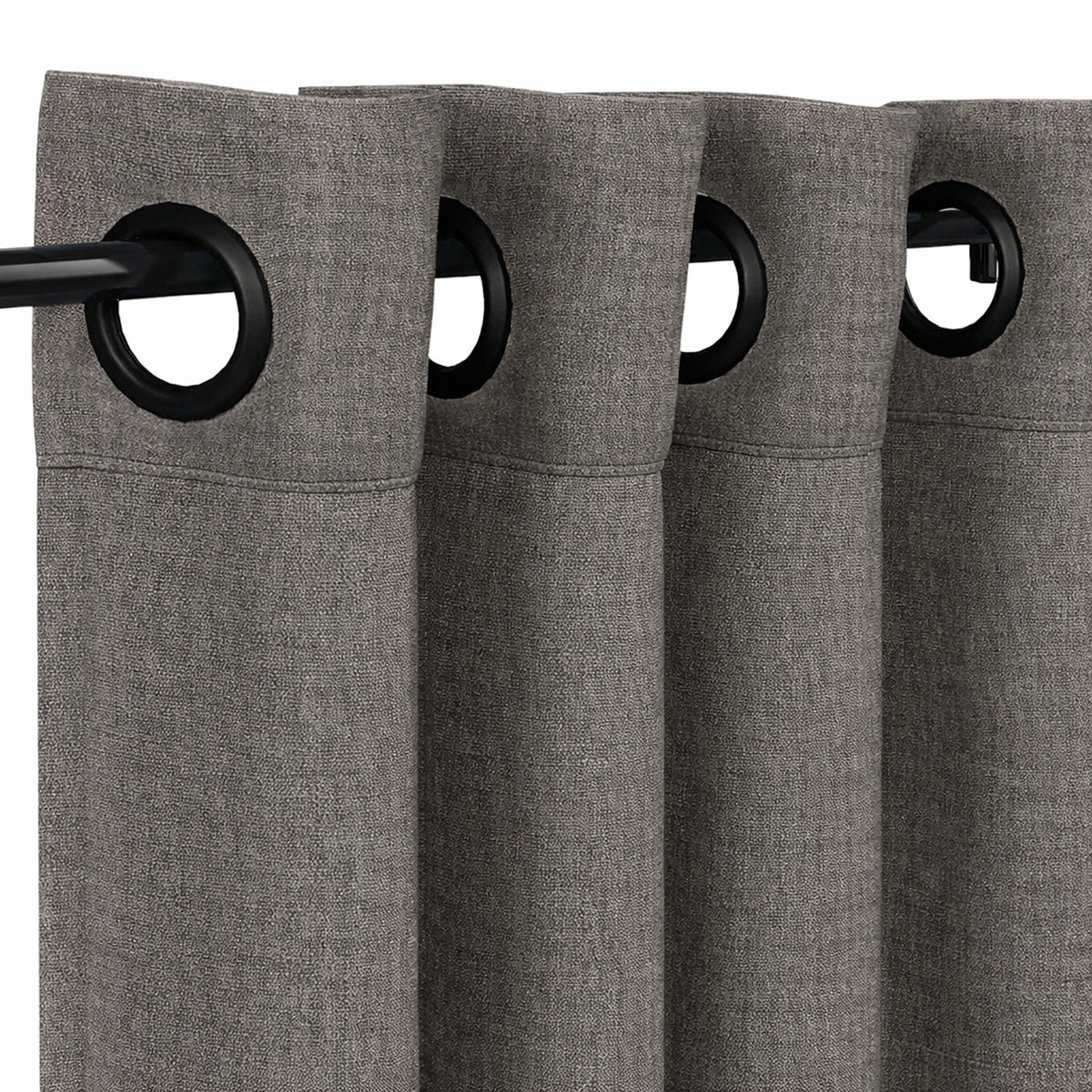 Sunbrella Speclium Graphite Curtain