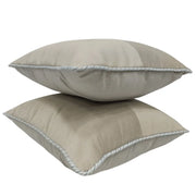 Soft Neutrals Two-Tone Indoor Pillow Covers (16x16, Set of 2) | ZIPCushions