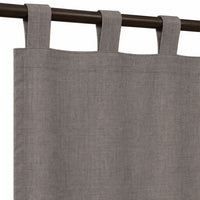 Sunbrella Speclium Graphite Curtain