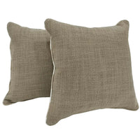 Cozy Textured Indoor Pillow Covers (16x16, Set of 2)