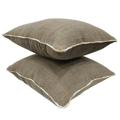 Cozy Textured Indoor Pillow Covers (16x16, Set of 2) - Hover Image