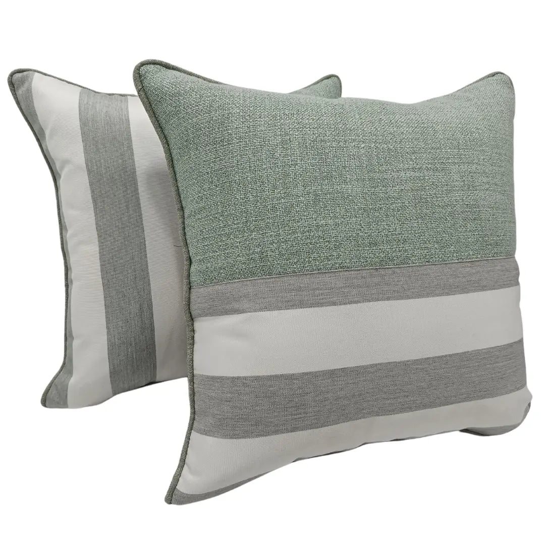 Chic Split Design Pillow Covers (16x16, Set of 2) | ZIPCushions
