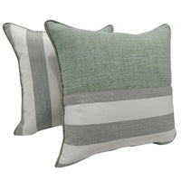 Chic Split Design Pillow Covers (16x16, Set of 2)