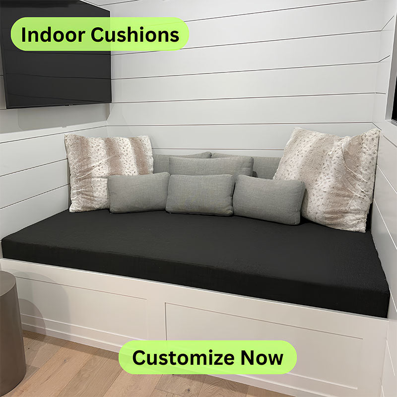 Custom Couch Seat Cushion - ZIPCushions