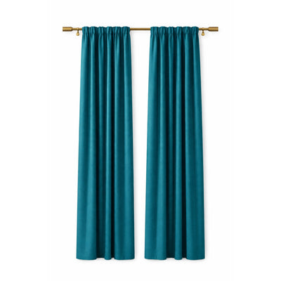 Sunbrella Speclium Peacock Curtain