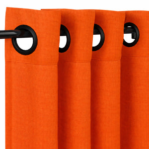 Sunbrella® Canvas Pumpkin Curtain