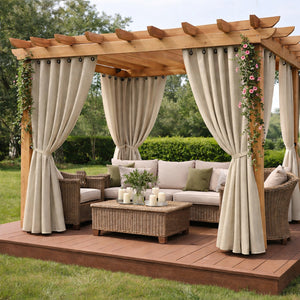 Sunbrella® Speclium Mushroom Curtain