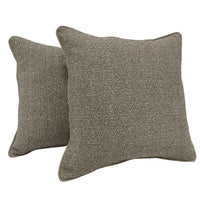 Elegant Neutral Throw Pillow Covers (16×16, Set of 2)