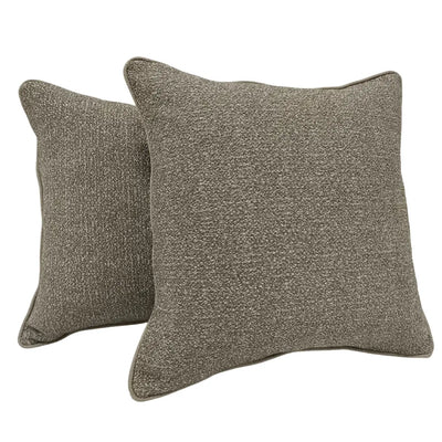 Elegant Neutral Throw Pillow Covers (16×16, Set of 2)