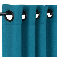 Sunbrella Speclium Peacock Curtain