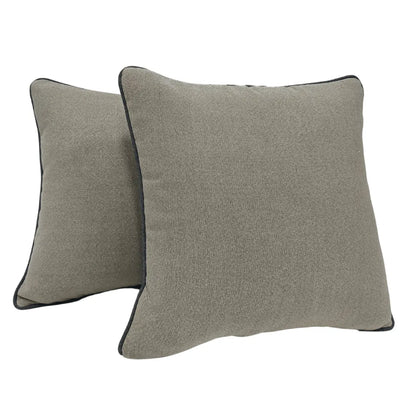 Soft Textured Accent Pillow Covers (16×16, Set of 2)