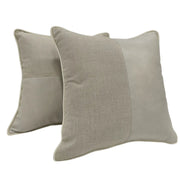 Sophisticated Dual-Tone Pillow Covers (16×16, Set of 2) | ZIPCushions