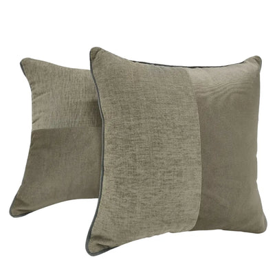 Earthy Tones Patchwork Pillow Covers