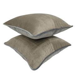 Earthy Tones Patchwork Pillow Covers - Hover Image