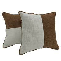 Two-Tone Textured Pillow Covers
