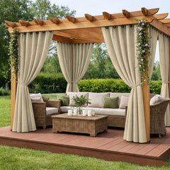 Sunbrella Spectrum Sand Curtain - alternate view