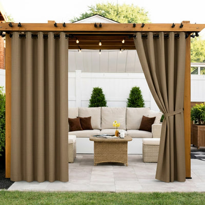 Sunbrella Spectrum Caribou Curtain - alternate view