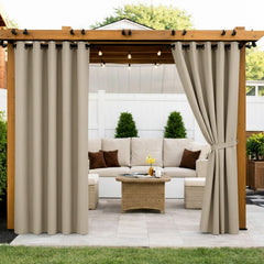 Sunbrella Spectrum Dove Curtain - alternate view