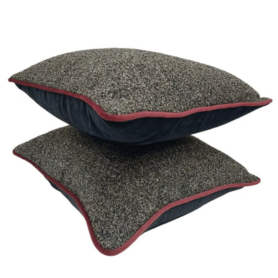 Elegant Textured Pillow Covers (16×16, Set of 2) - Alternate image