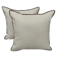 Contemporary Pillow Covers with a Luxe Finish (16×16, Set of 2)
