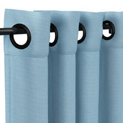Sunbrella® Canvas Sky Blue Curtain