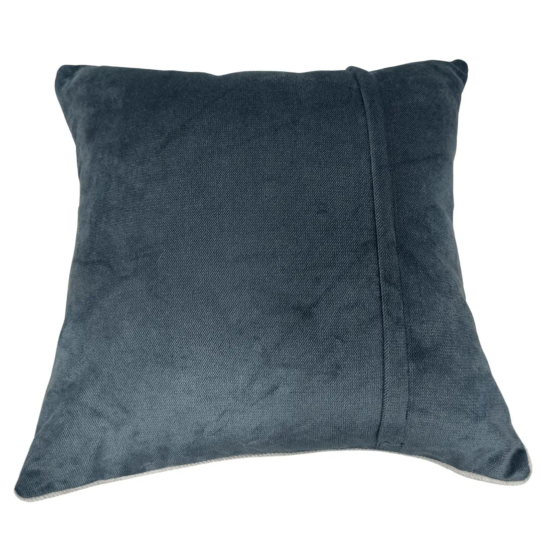 Elegant Dual-Tone Pillow Covers with Textured Detailing (16×16, Set of 2) | ZIPCushions - view 3