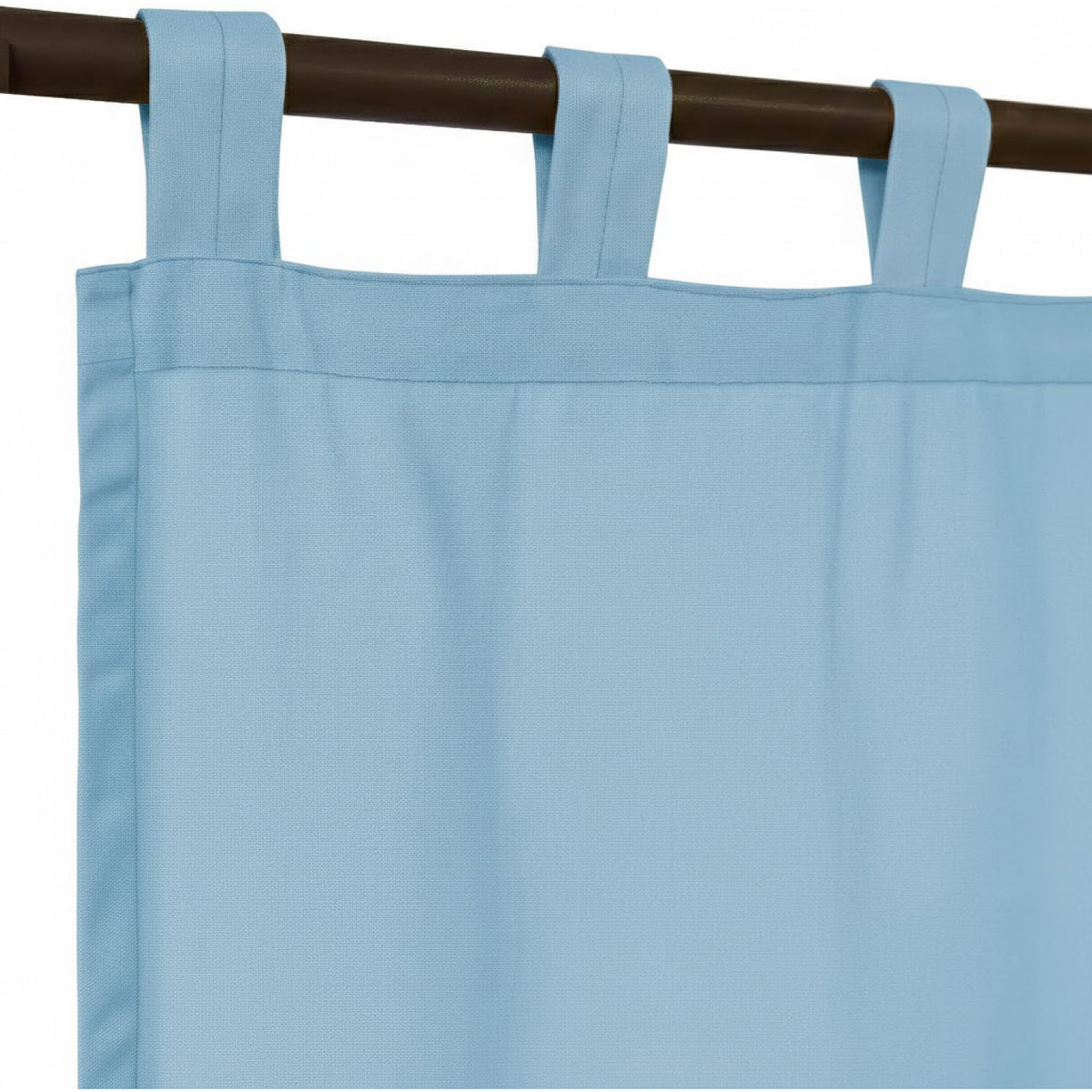 Sunbrella® Canvas Sky Blue Curtain