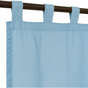 Sunbrella® Canvas Sky Blue Curtain