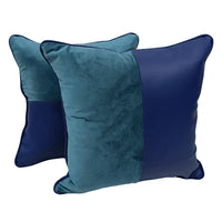 Bold & Elegant Dual-Tone Accent Pillow Covers (16×16, Set of 2)