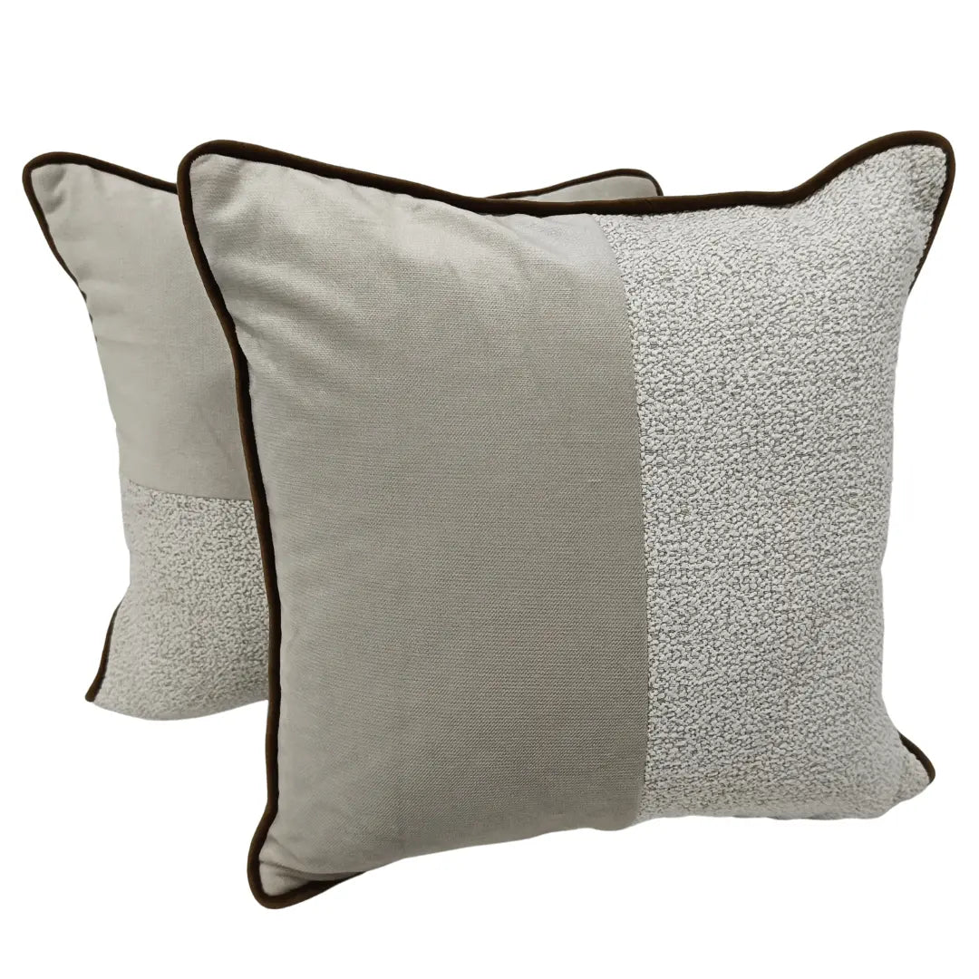 Soft Neutrals Pillow Covers for Indoors (16×16, Set of 2) | ZIPCushions