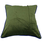 Lush Green Pillow Covers with Bold Accents (16×16, Set of 2) | ZIPCushions