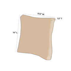 OW Lee Bellini Replacement Dining Side Chair Back Cushion