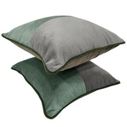 Modern Split-Tone Pillow Covers (Set of 2, 16x16) | ZIPCushions