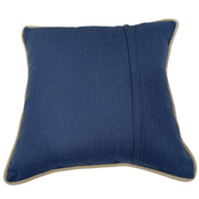 Blue & Beige Luxe Pillow Covers (Set of 2, 16x16) | ZIPCushions