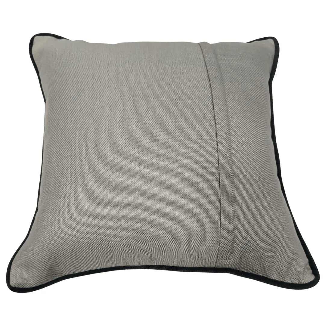Gray Herringbone Pillow Covers (Set of 2, 16x16) | ZIPCushions - view 3