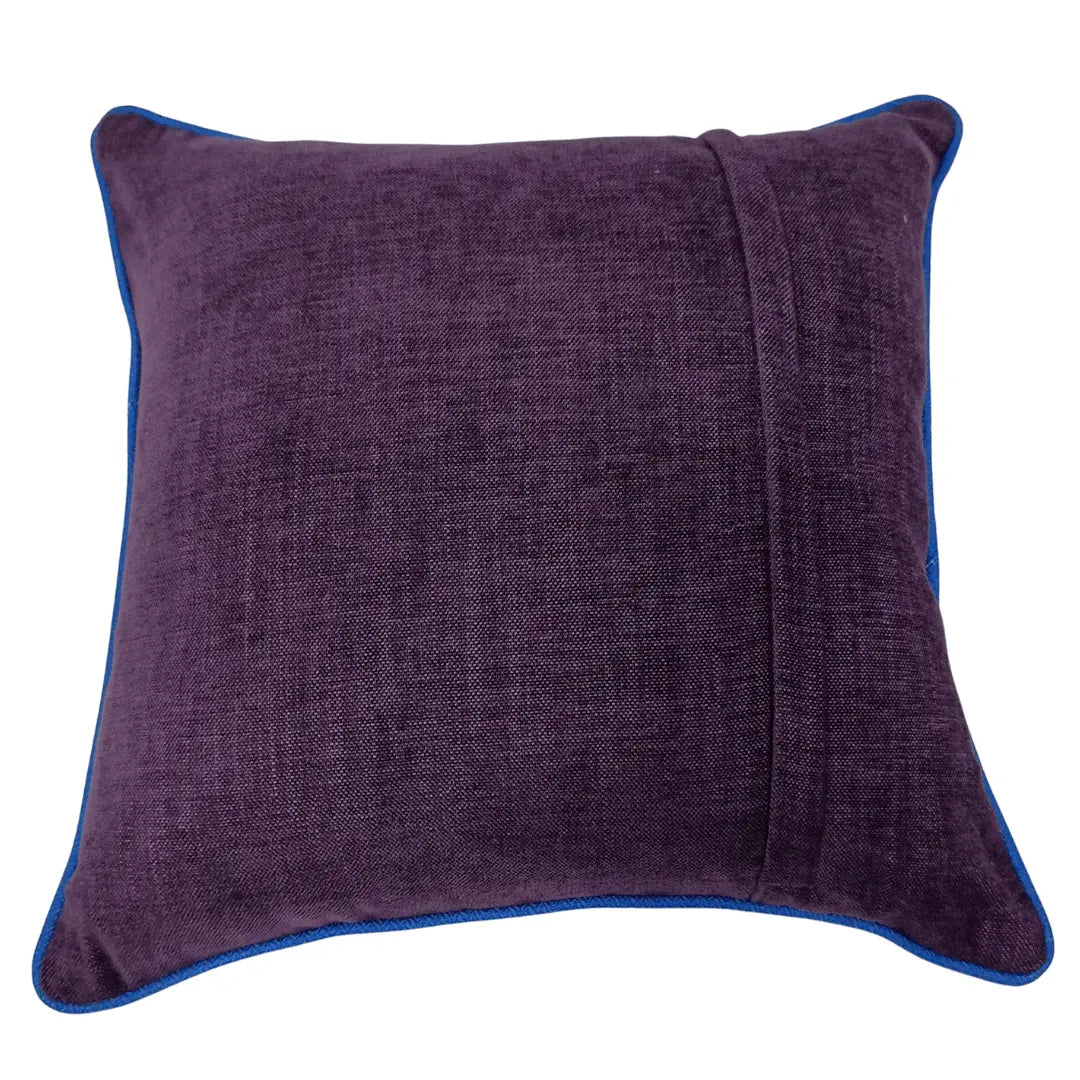 Deep Burgundy Dual-Tone Pillow Covers (16×16, Set of 2) | ZIPCushions - view 3
