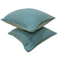 Blue Sky Textured Pillow Covers (16x16, Set of 2)