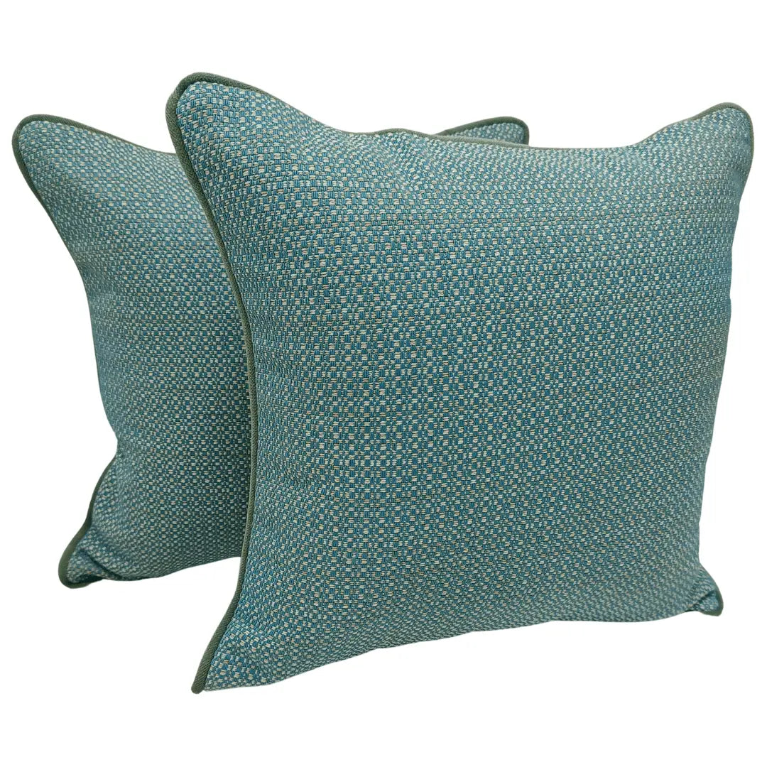 Blue Sky Textured Pillow Covers (16x16, Set of 2) | ZIPCushions