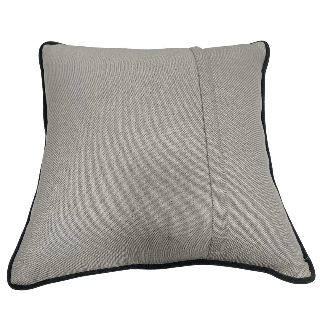 Gray Herringbone Pillow Covers (16x16, Set of 2) | ZIPCushions - view 3