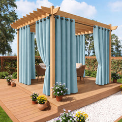 Sunbrella Canvas Curacao Curtain - alternate view