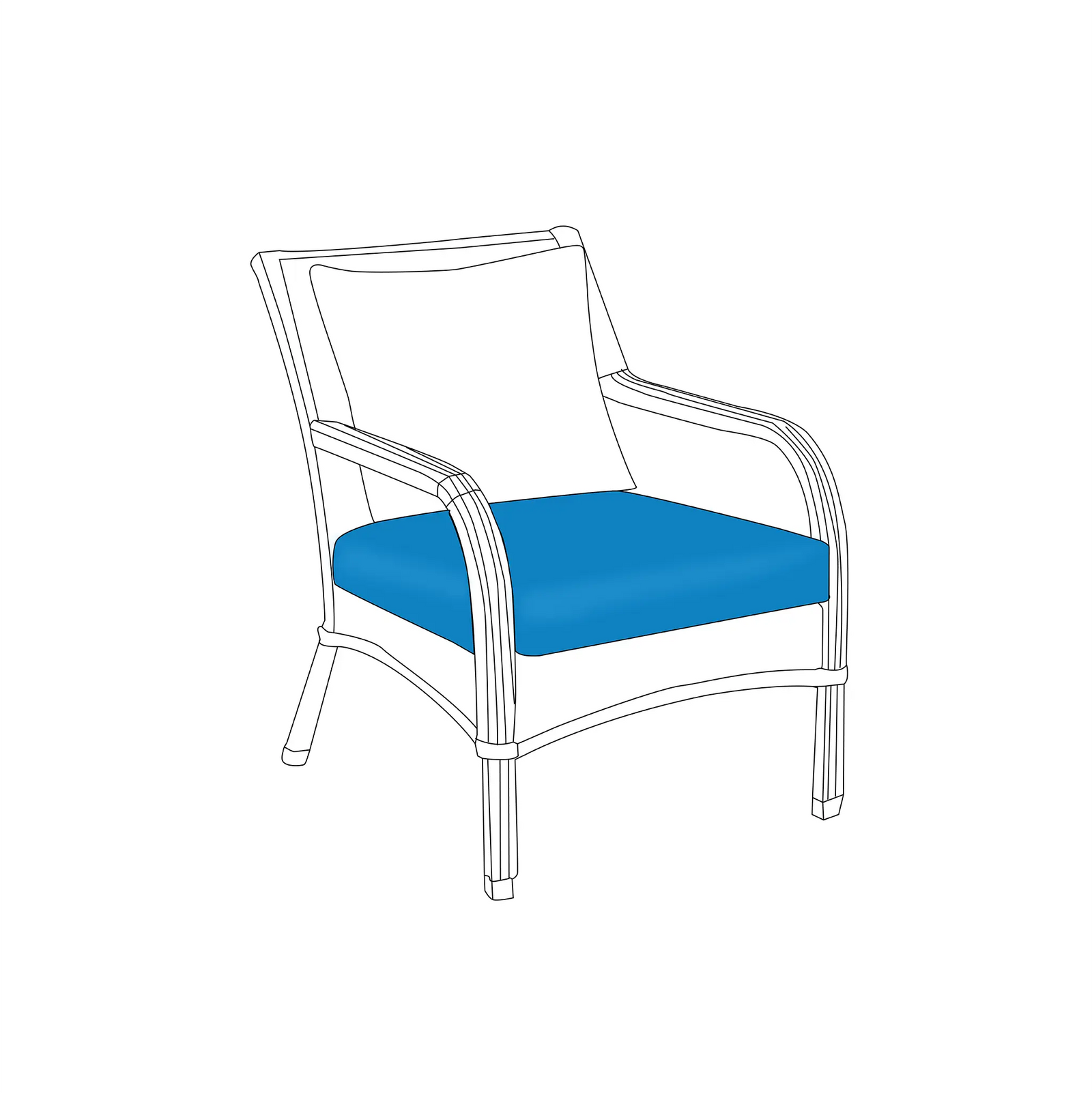 19 x 19 Outdoor Chair Cushions |  ZIPCushions