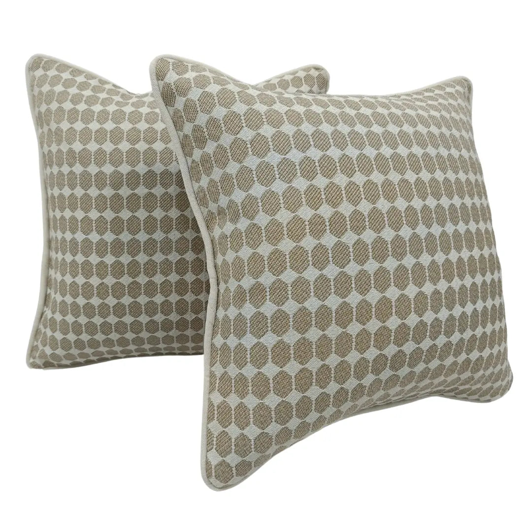 Classic Honeycomb Pattern Pillow Covers (16x16, Set of 2) | ZIPCushions