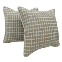 Classic Honeycomb Pattern Pillow Covers (16x16, Set of 2)