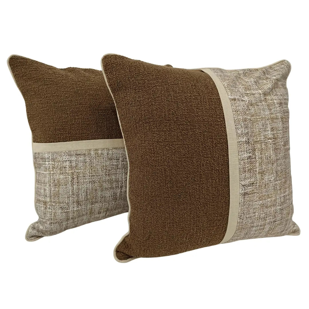 Textured Harmony Pillow Covers (18x18, Set of 2) | ZIPCushions