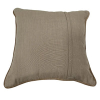Warm Beige Dual Tone Pillow Covers (16x16, Set of 2)