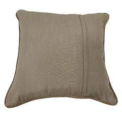 Warm Beige Dual Tone Pillow Covers (16x16, Set of 2)