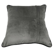 Gray Faux Leather Pillow Covers (16x16, Set of 2) | ZIPCushions