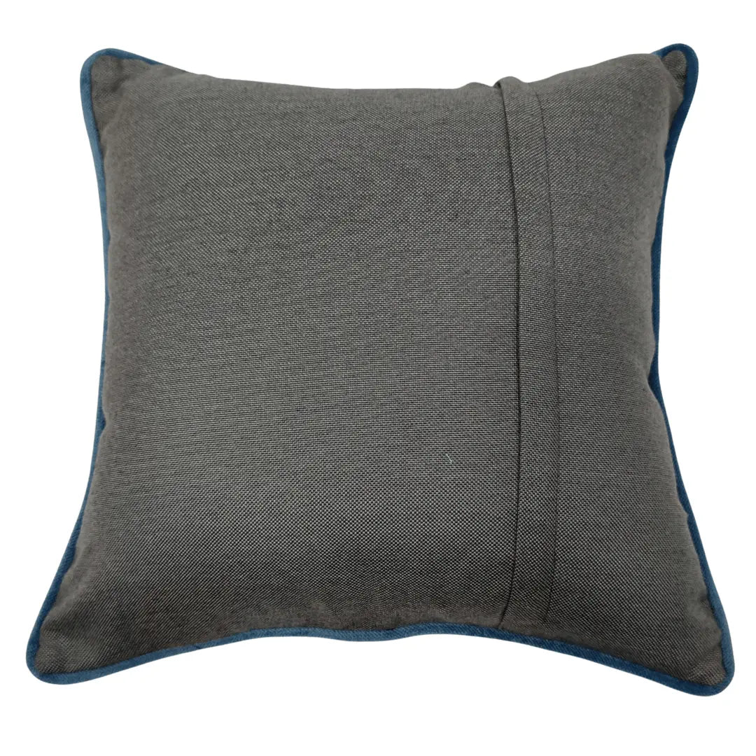 Gray & Charcoal Dual Tone Pillow Covers (16x16, Set of 2) | ZIPCushions - view 3