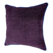 Burgundy & Purple Leather Textured Pillow Covers (16x16, Set of 2) | ZIPCushions