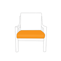 Chair Seat Cushions/ Chair Pad |  ZIPCushions